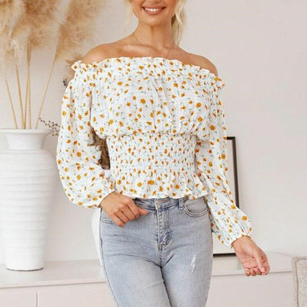 Floral Yellow Blouse