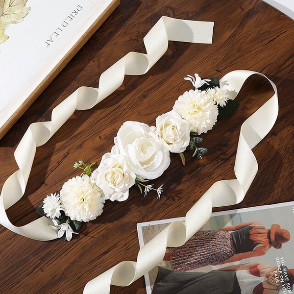 Alternative view of Flower Crown Headband