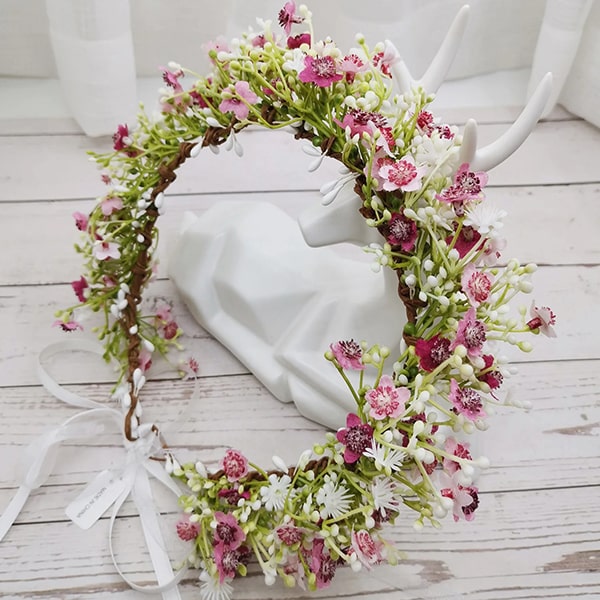 Alternative view of Flower Crown Hippie Hair