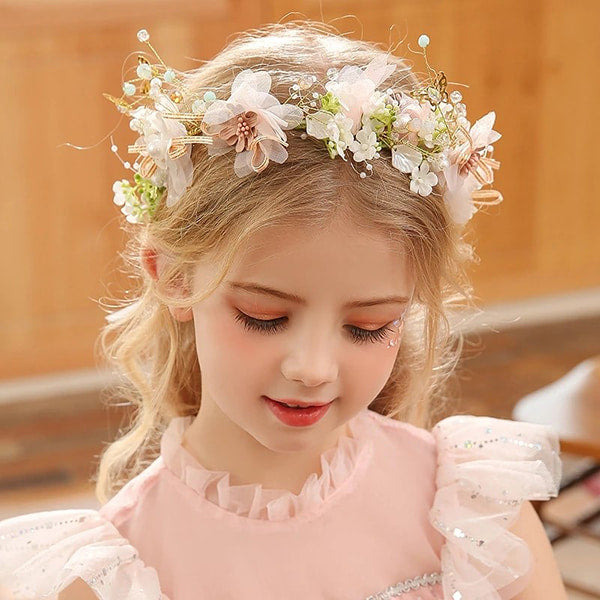 Alternative view of Flower Crown Little Girl