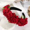 Flower Headband Red