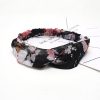Flower Headwrap Black
