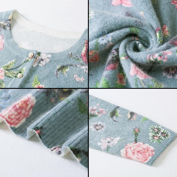 Flowy Floral Cardigan - Image 4