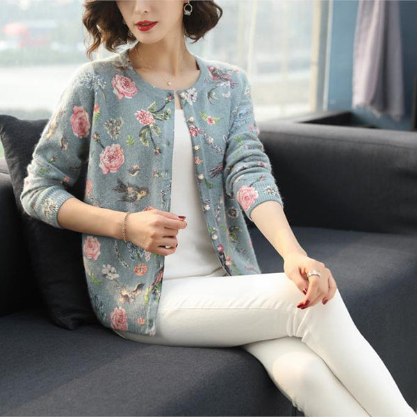 Flowy Floral Cardigan - Image 3