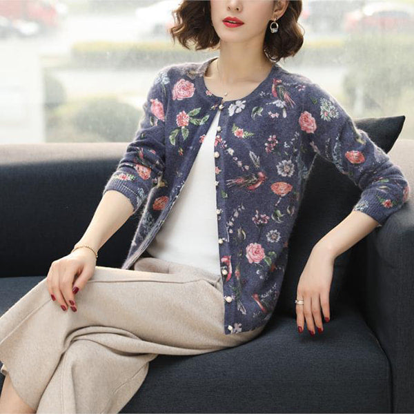 Flowy Floral Cardigan - Image 6