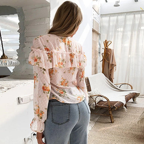 Flowy Floral Tunic Top - Image 5