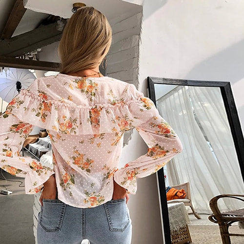 Flowy Floral Tunic Top - Image 4