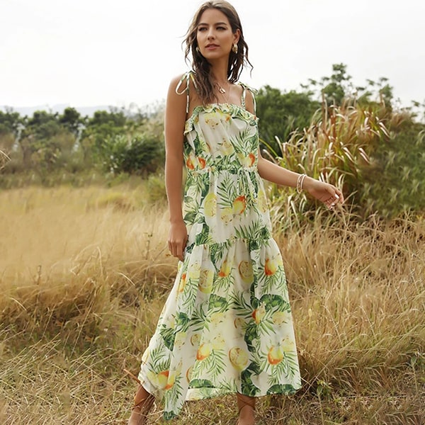 Fruit Print Dress