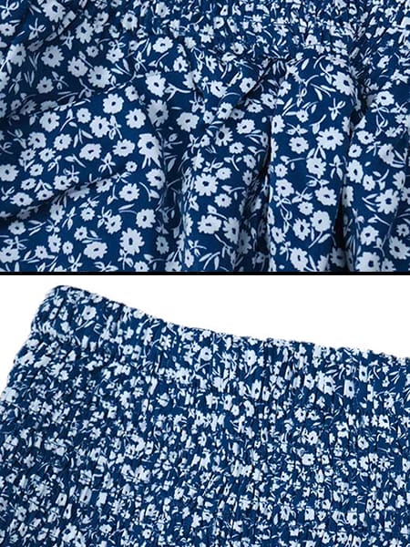 High-waisted Floral Skirt Outfit - Image 3