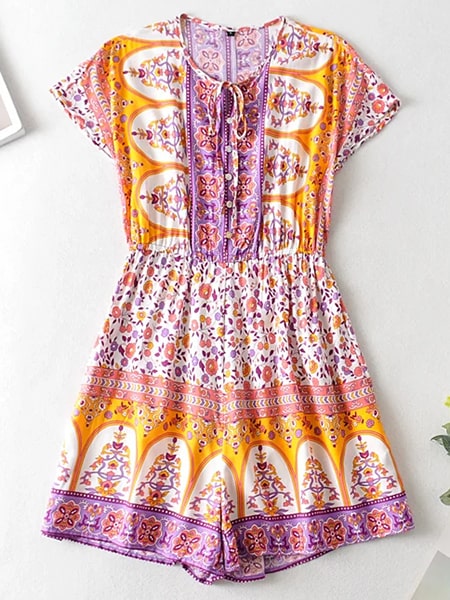 Alternative view of Hippie Floral Jumpsuit