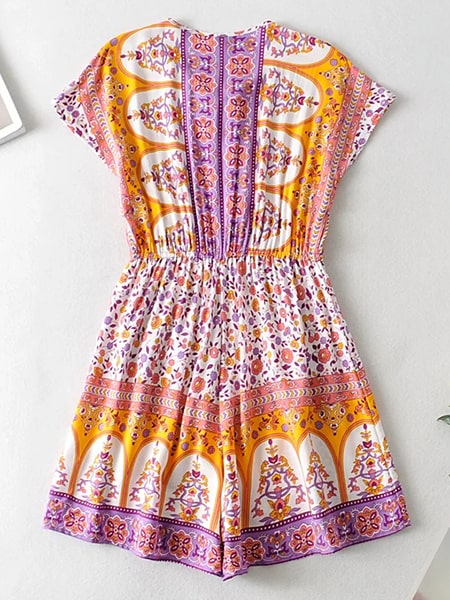 Hippie Floral Jumpsuit - Image 3