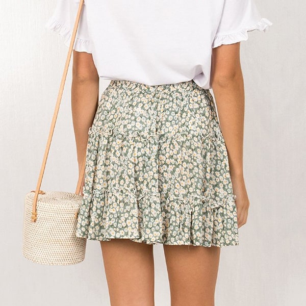 Hippie Skirt Floral - Image 3