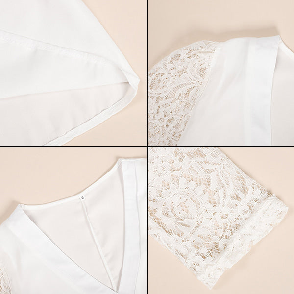 Lace Floral Sweater - Image 4
