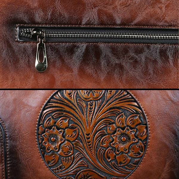 Alternative view of Leather Flower Bag