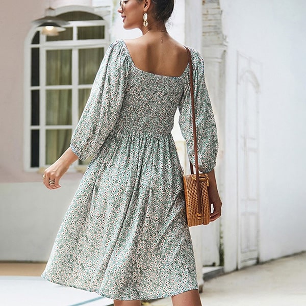 Alternative view of Long Dress Floral Pattern