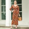 Long Dress with Small Flowers