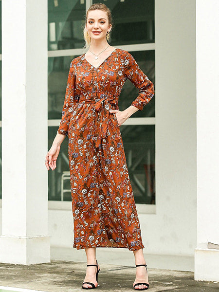 Long Dress with Small Flowers - Image 4