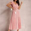 Long Elegant Floral Dress