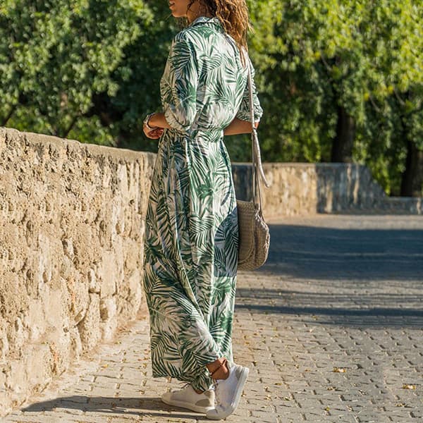 Alternative view of Long Floral Beach Dress