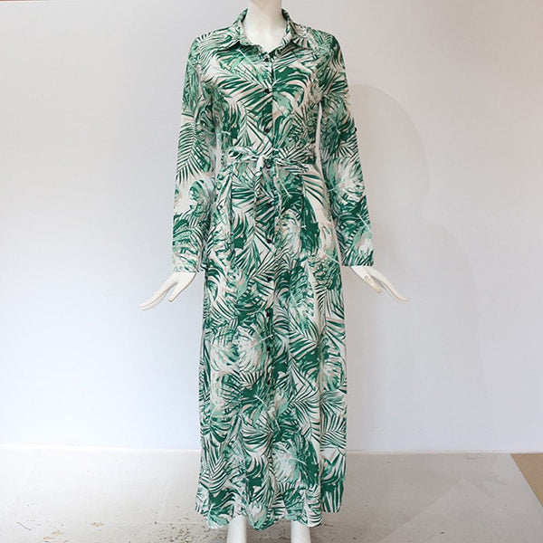Long Floral Beach Dress - Image 3