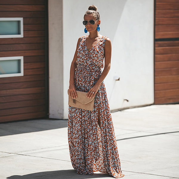 Long Floral Boho Dress - Image 4