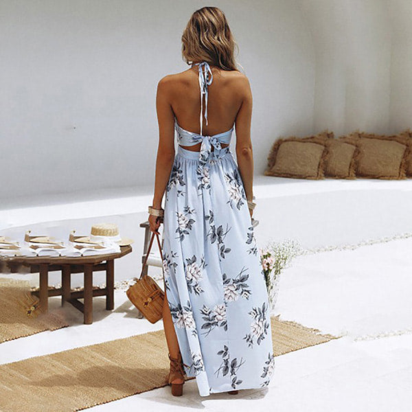 Long Floral Dress Boho - Image 3