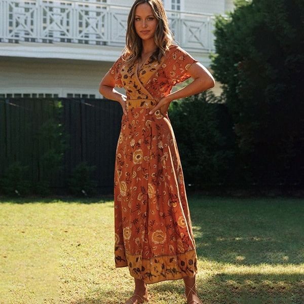 Long Floral Dress Vintage