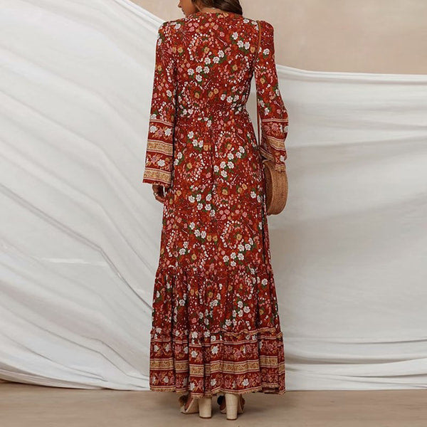 Long Floral Maxi Dress - Image 3