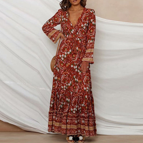 Long Floral Maxi Dress
