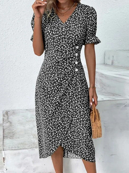 Long Floral Midi Dress - Image 3