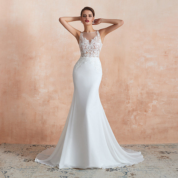 Alternative view of Long Floral Wedding Dress