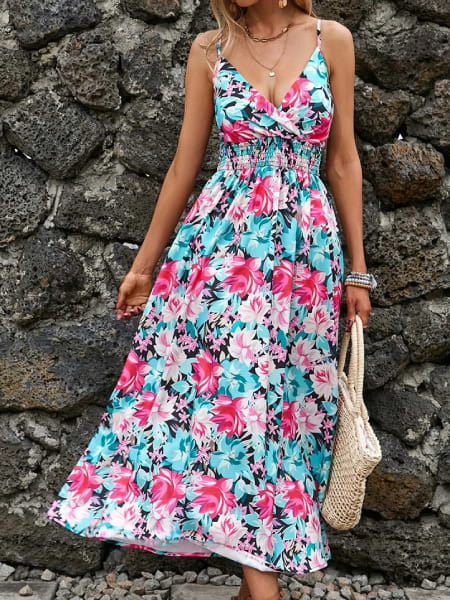Alternative view of Long Floral Wedding Guest Dress