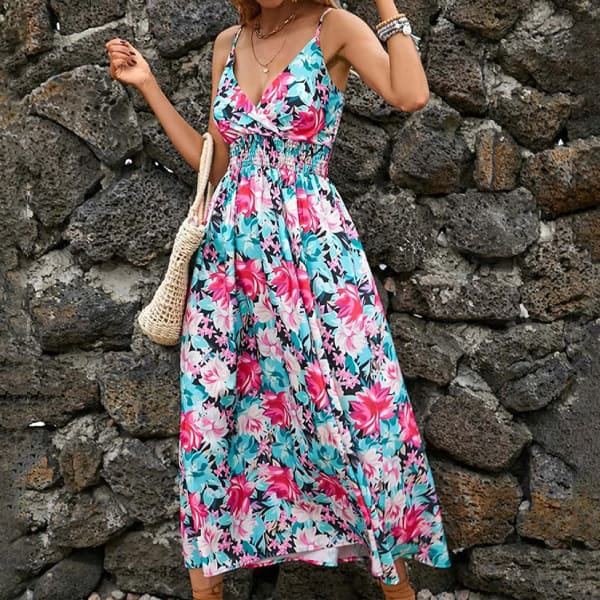 Long Floral Wedding Guest Dress