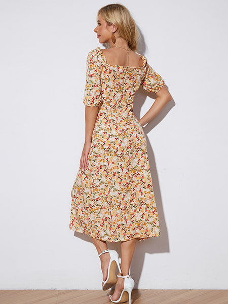 Alternative view of Long Sleeve Floral Dress for Wedding
