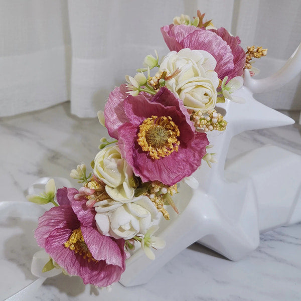 Alternative view of Maid of Honor Flower Crown