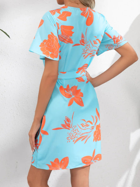 Natural Floral Dress - Image 3