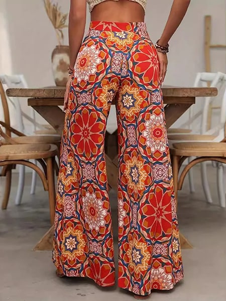 Alternative view of Palazzo Pants Floral