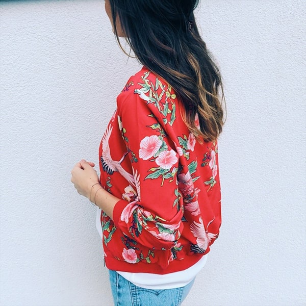 Printed Floral Jacket - Image 3