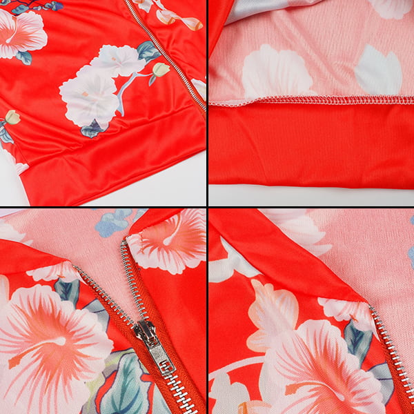 Printed Floral Jacket - Image 4