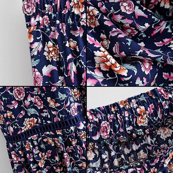 Purple Floral Skirt - Image 4