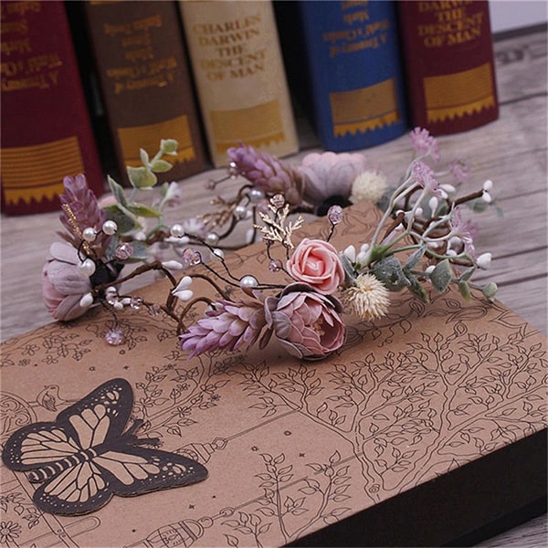 Alternative view of Rustic Flower Crown