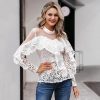 Sheer Floral Lace Tunic