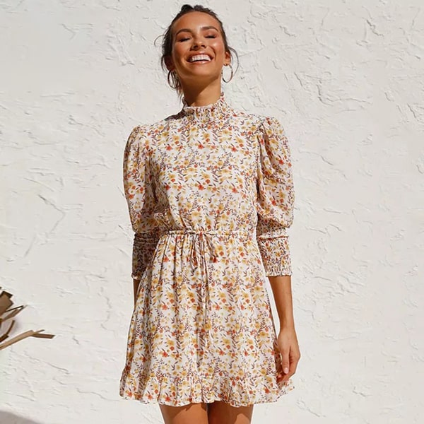 Alternative view of Short Floral Spring Dress