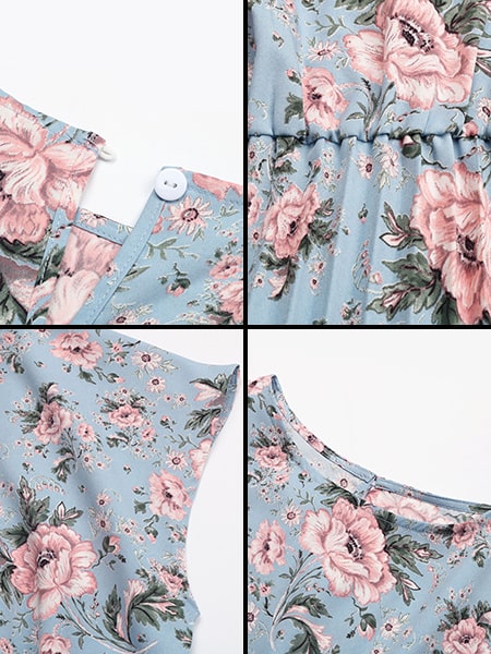 Short Floral Wedding Dress - Image 5