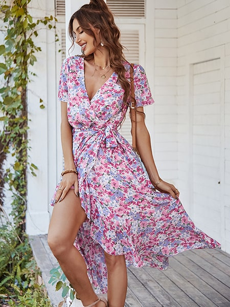 Alternative view of Spring Floral Long Dress