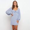 Straight-cut Short Floral Dress