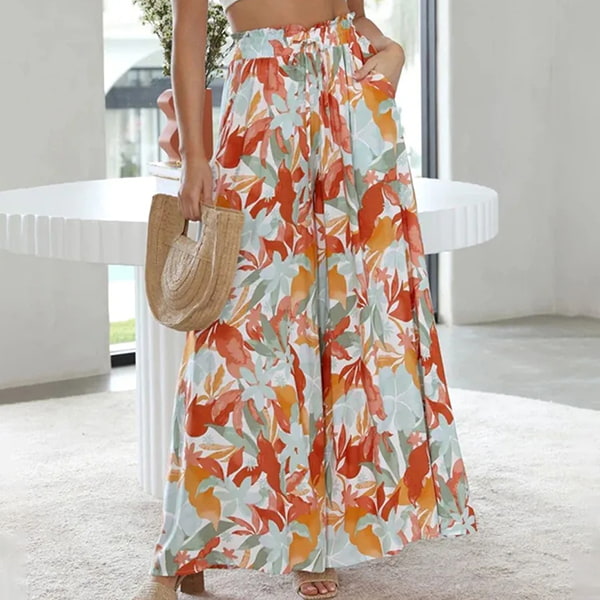 Summer Floral Pants