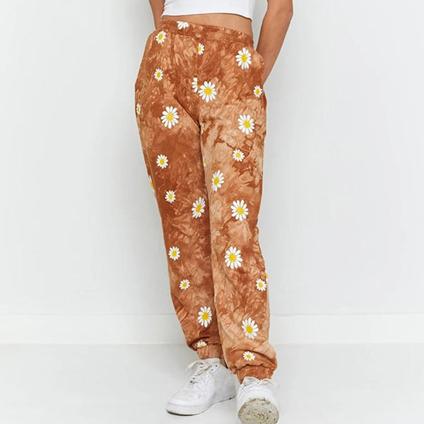 Sunflower Print Pants - Image 3