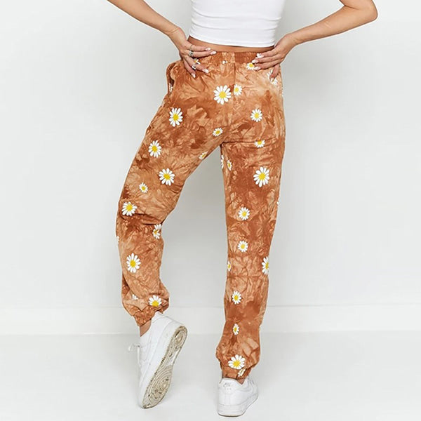 Sunflower Print Pants - Image 5