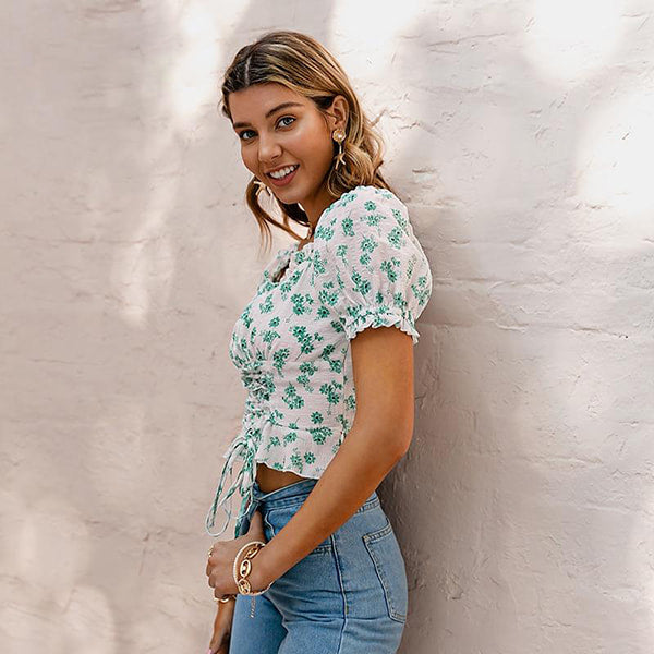Alternative view of Tropical Floral Blouse
